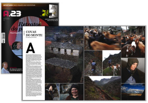 Artigo sobre a aldeia de Covas do Monte na revista